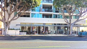 Street and Facade View of Gym or Office Space For Lease at 1241 5th Street, Santa Monica, CA 90401