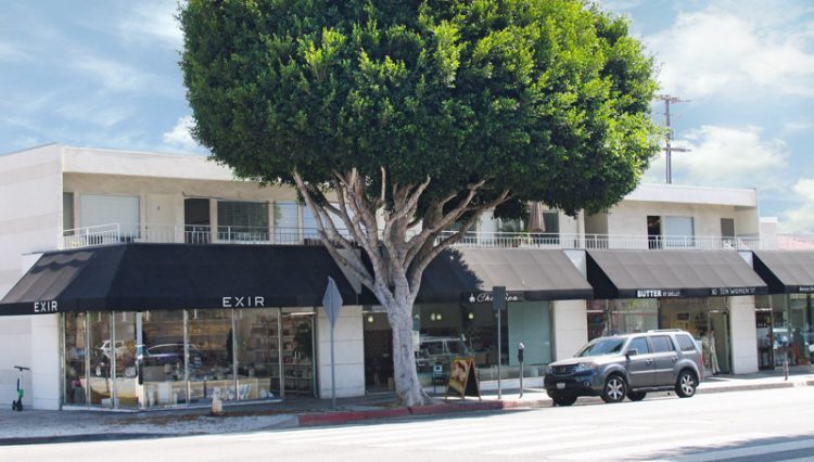 Exterior Street View of Office Space For Lease - Par Commercial Brokerage -1124 Montana Avenue, Santa Monica, CA 90403