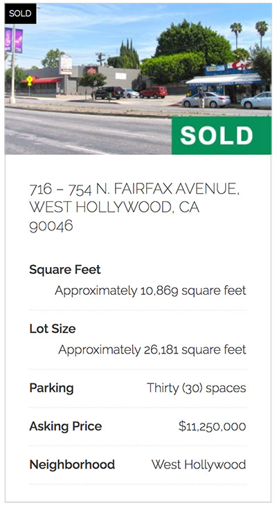 photo of Par Commercial property sold for $11,250,000.00